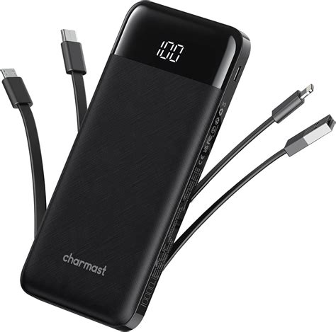 Amazon.com: Portable Charger with Built in Cables, .